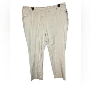 Kim Rogers 20W Short Beige Pull On Pant